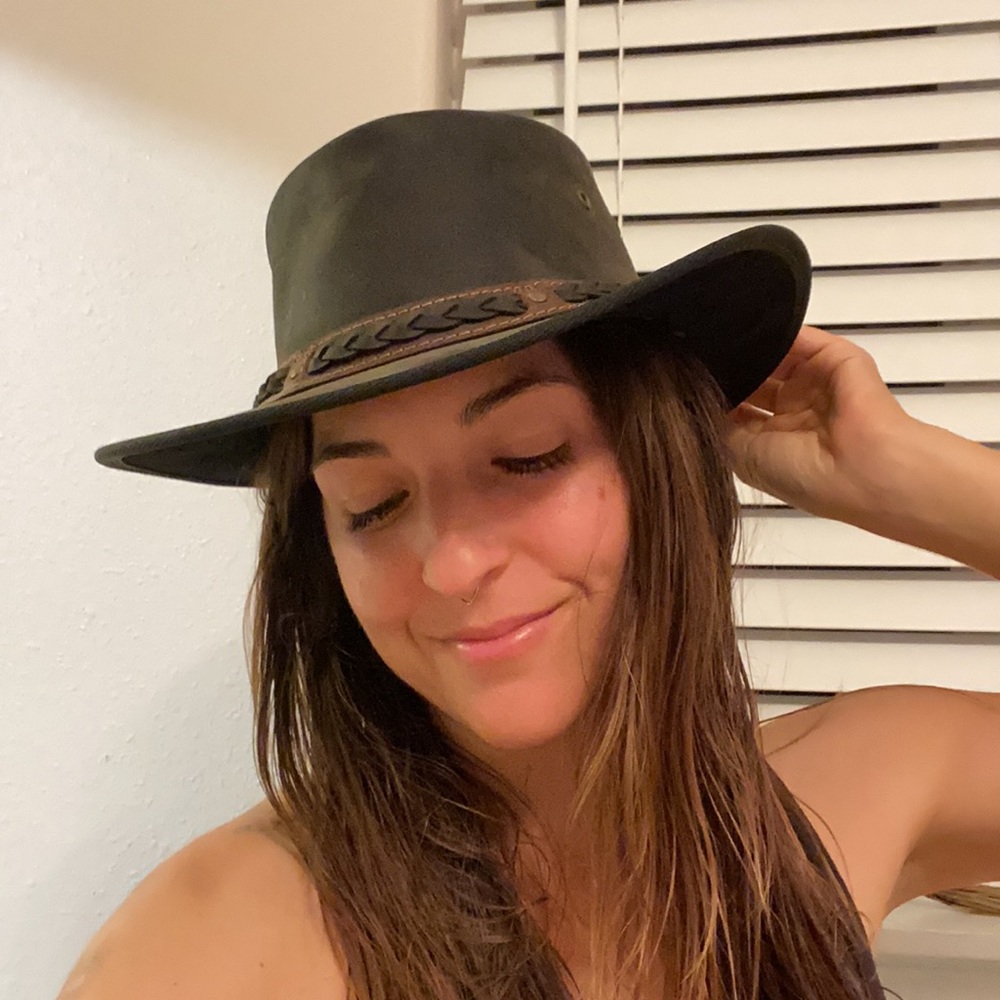 BARMAH HIGH QUALITY leather hat